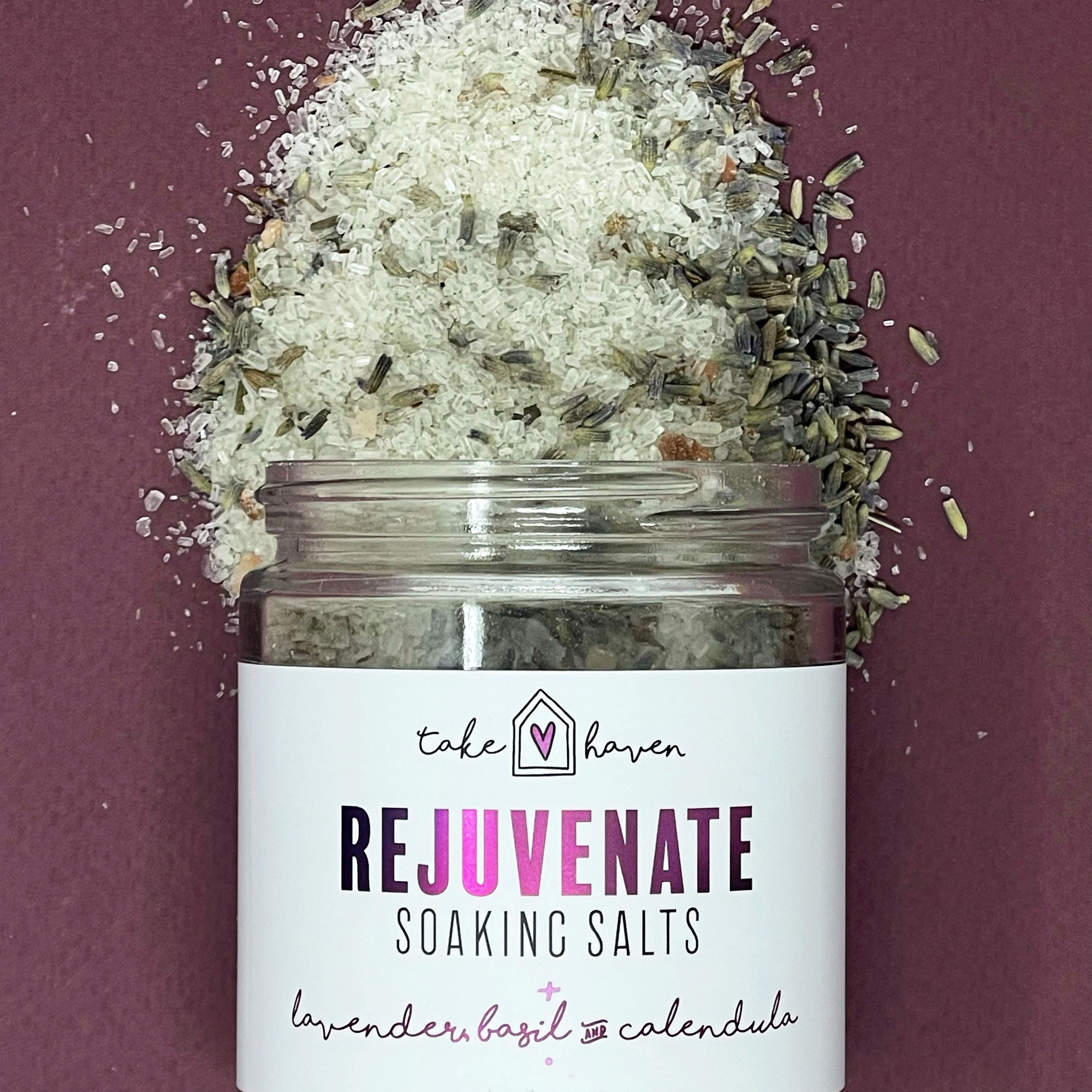 Rejuvenate: Lavender + Herb Bath Soaking Salts