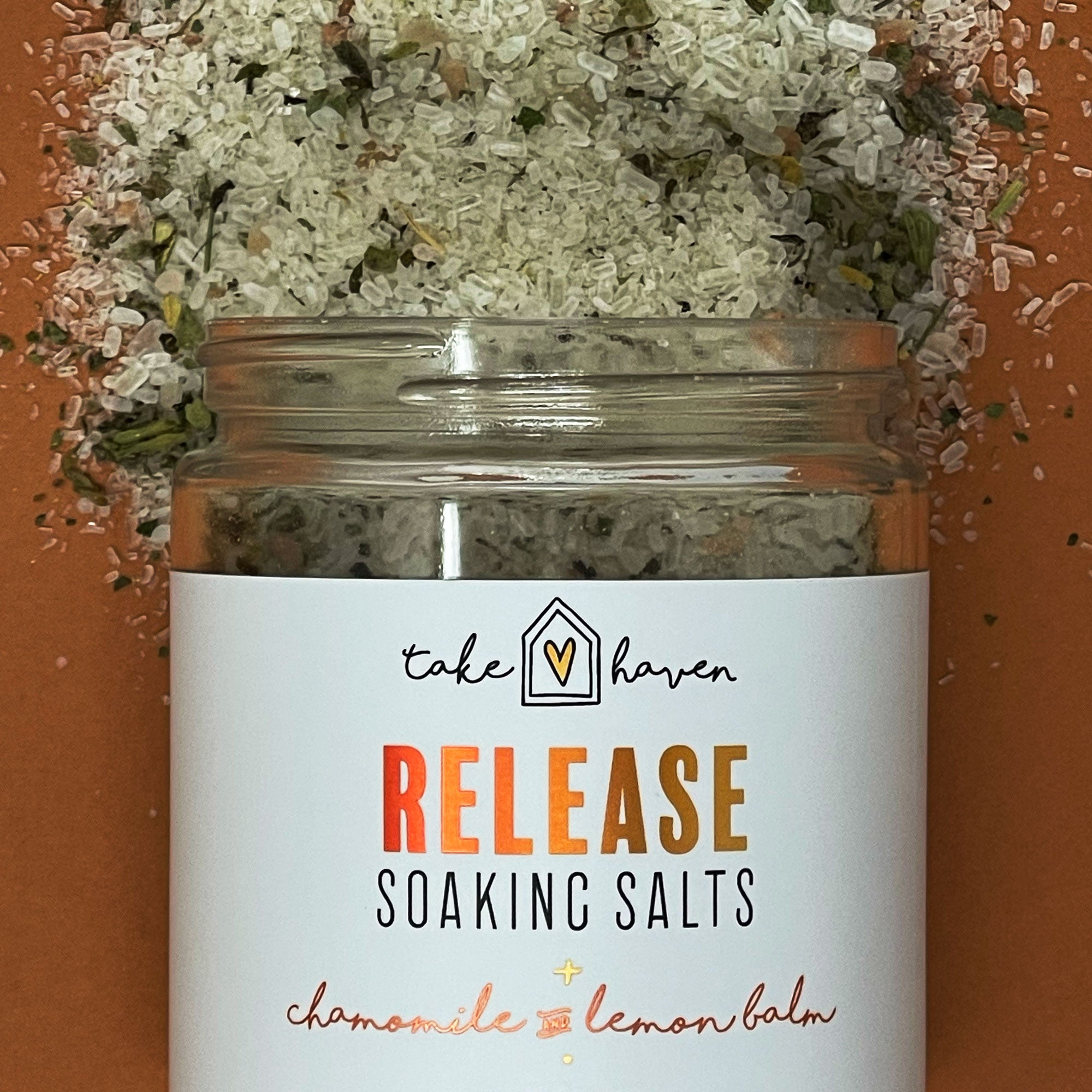Release: Chamomile + Lemon Bath Soaking Salts