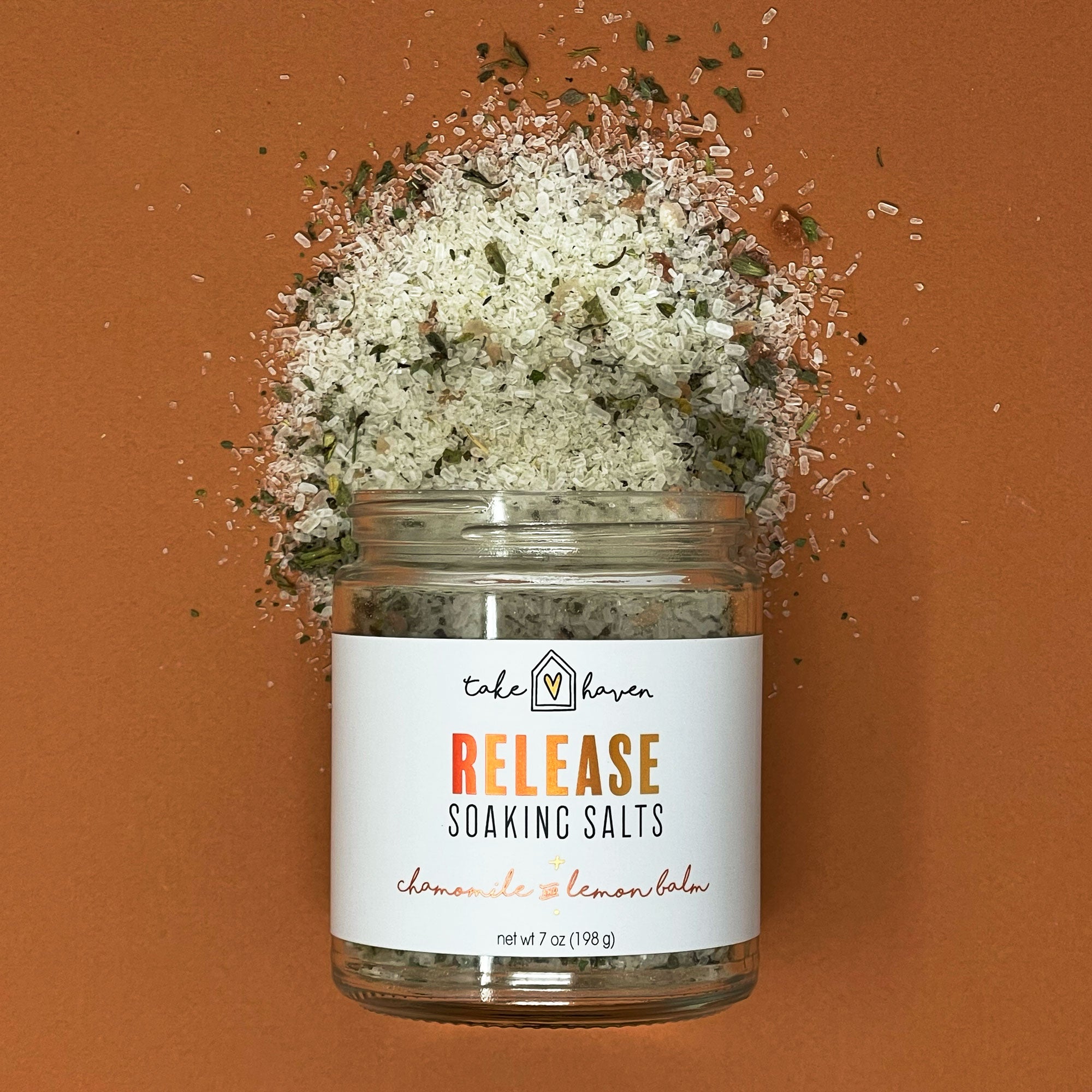 Release: Chamomile + Lemon Bath Soaking Salts