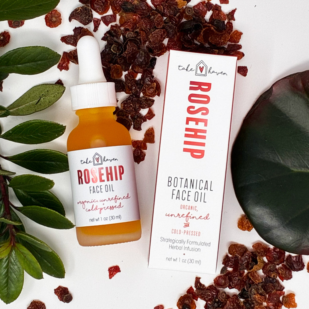100% Pure, Cold-Pressed, Virgin, Organic Rose Hip Seed Face Oil  Take Haven