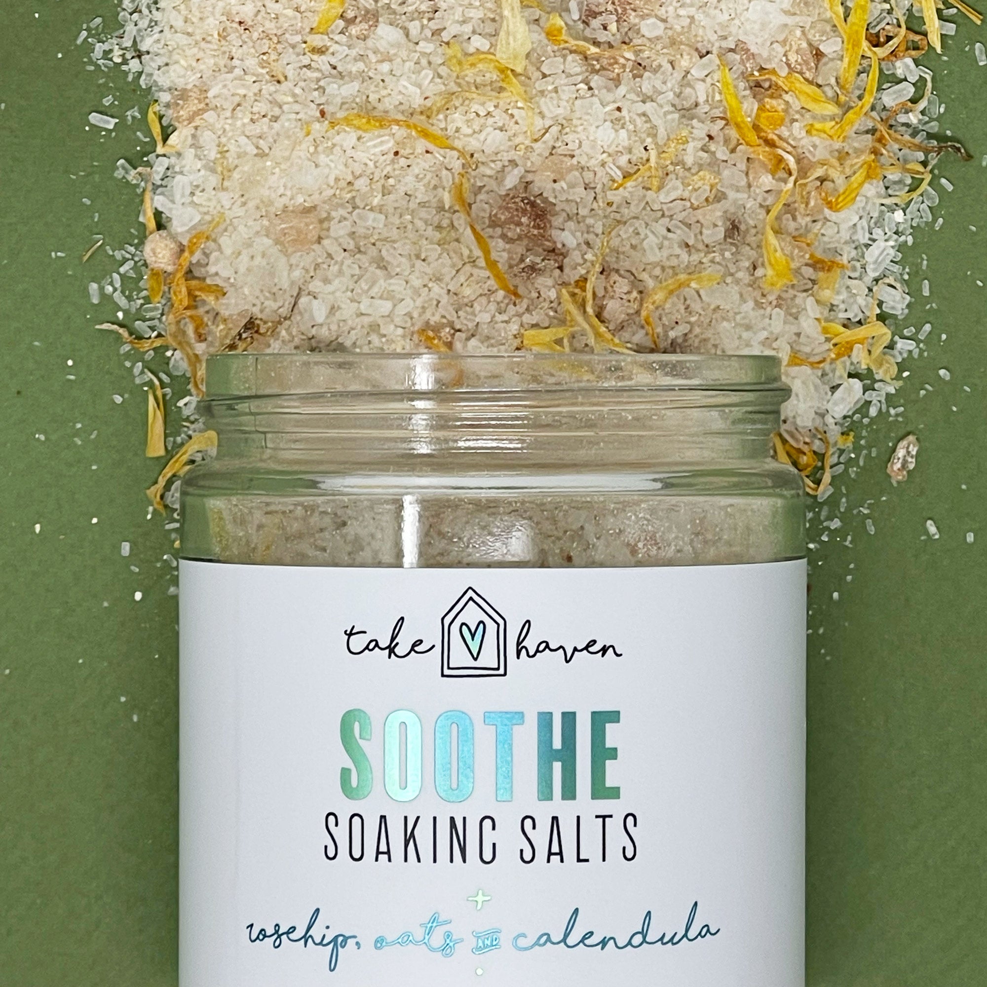 Soothe: Rosehip, Oat + Calendula Bath Soaking Salts