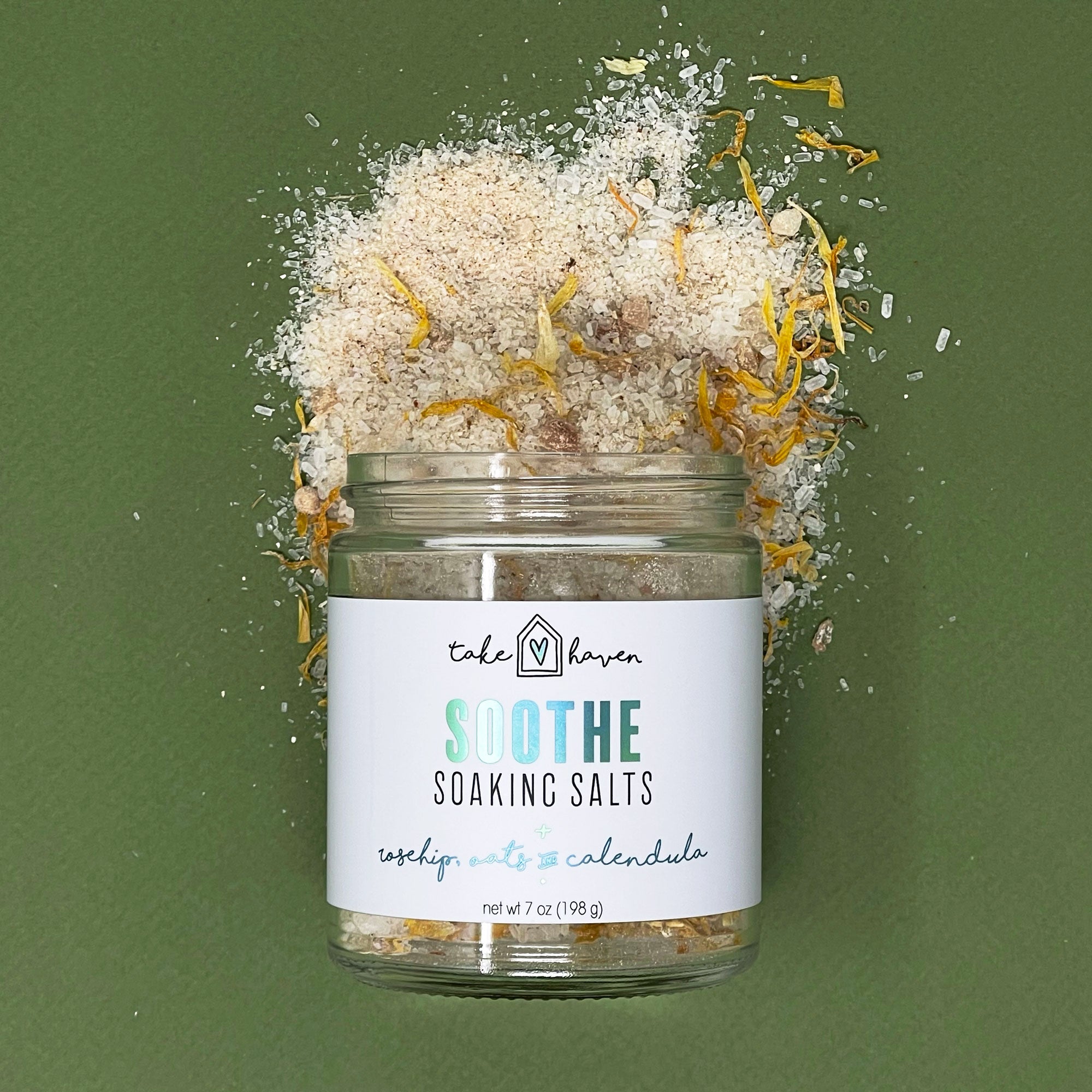 Soothe: Rosehip, Oat + Calendula Bath Soaking Salts