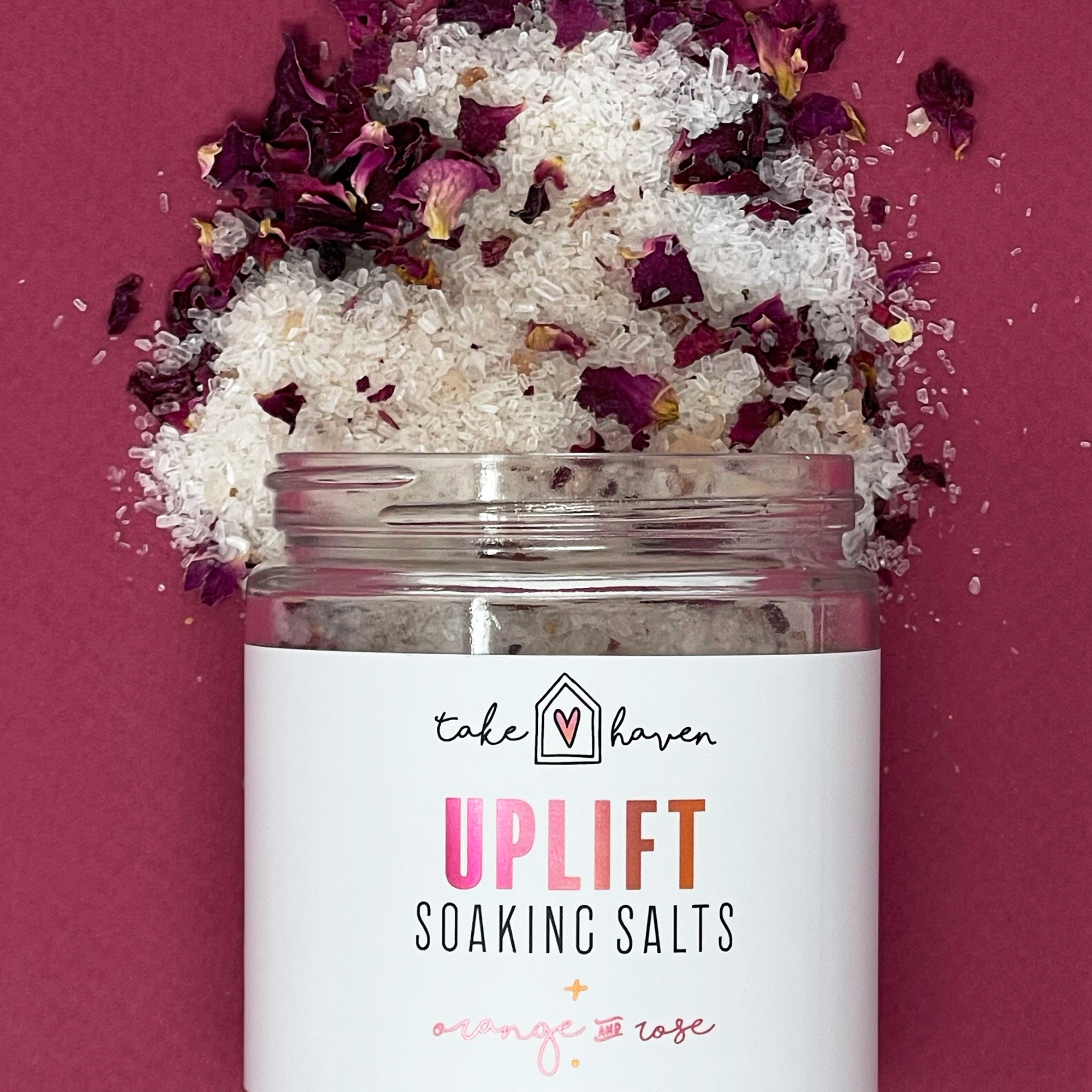 Uplift: Orange + Rose Bath Soaking Salts