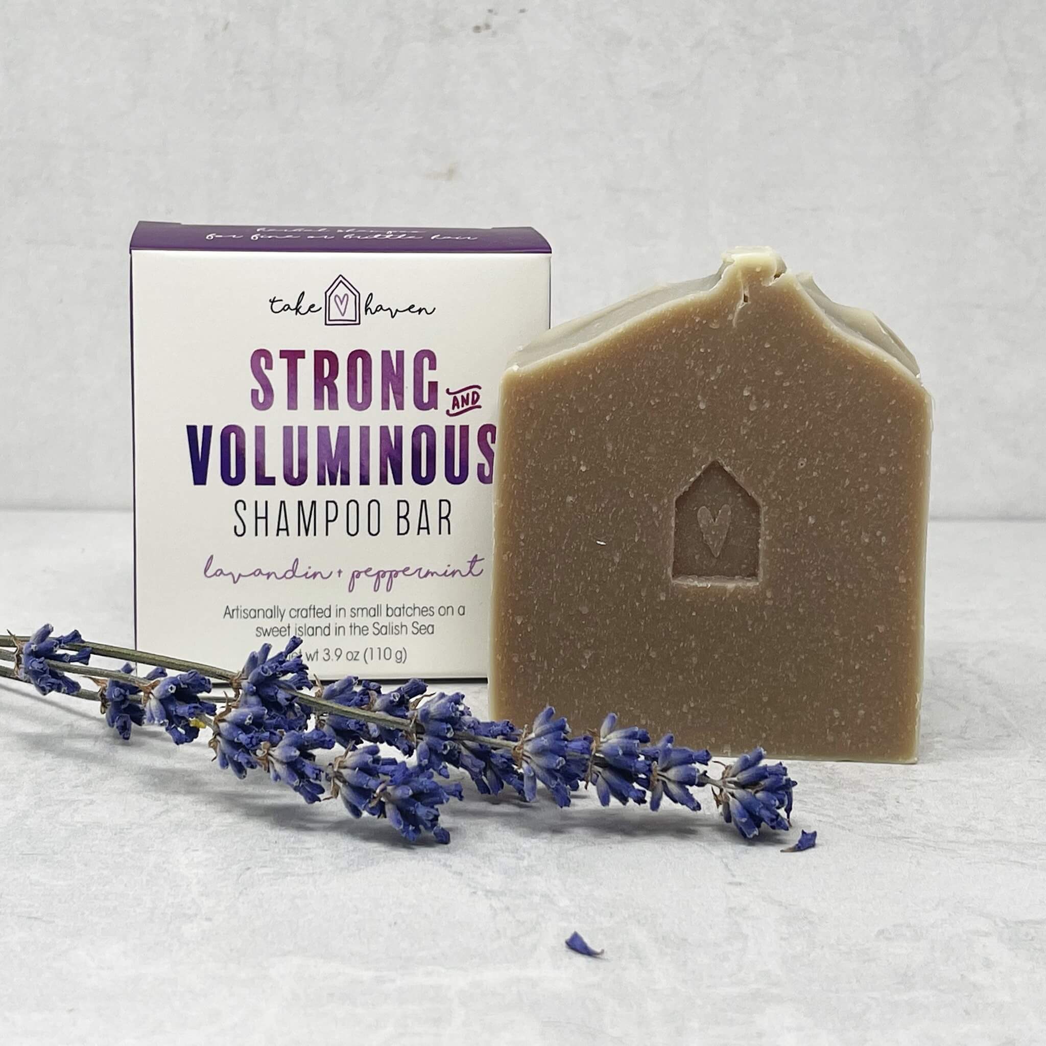 Strong + Voluminous Herbal Shampoo Bar Take Haven