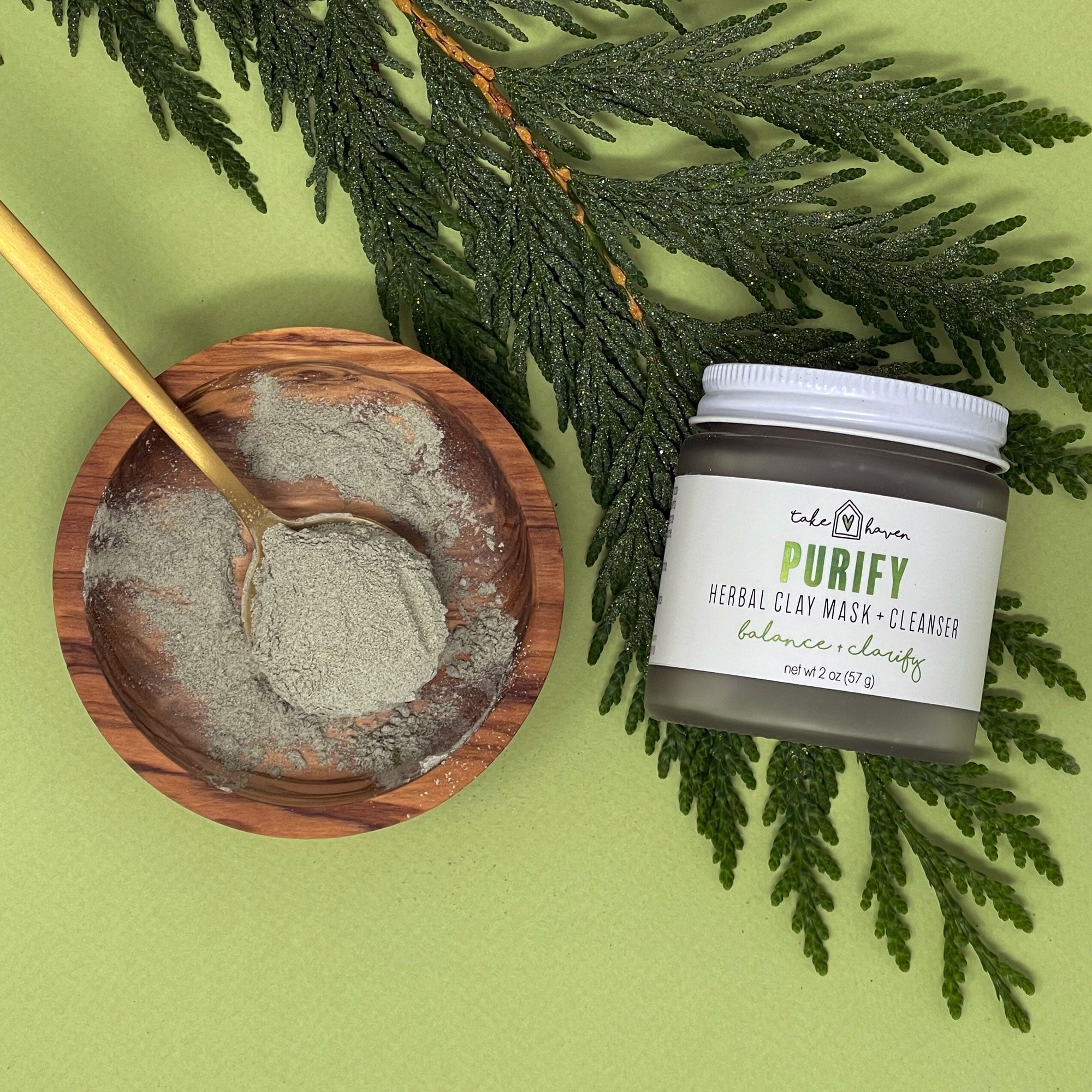 Purify Herbal Clay Mask + Cleanser