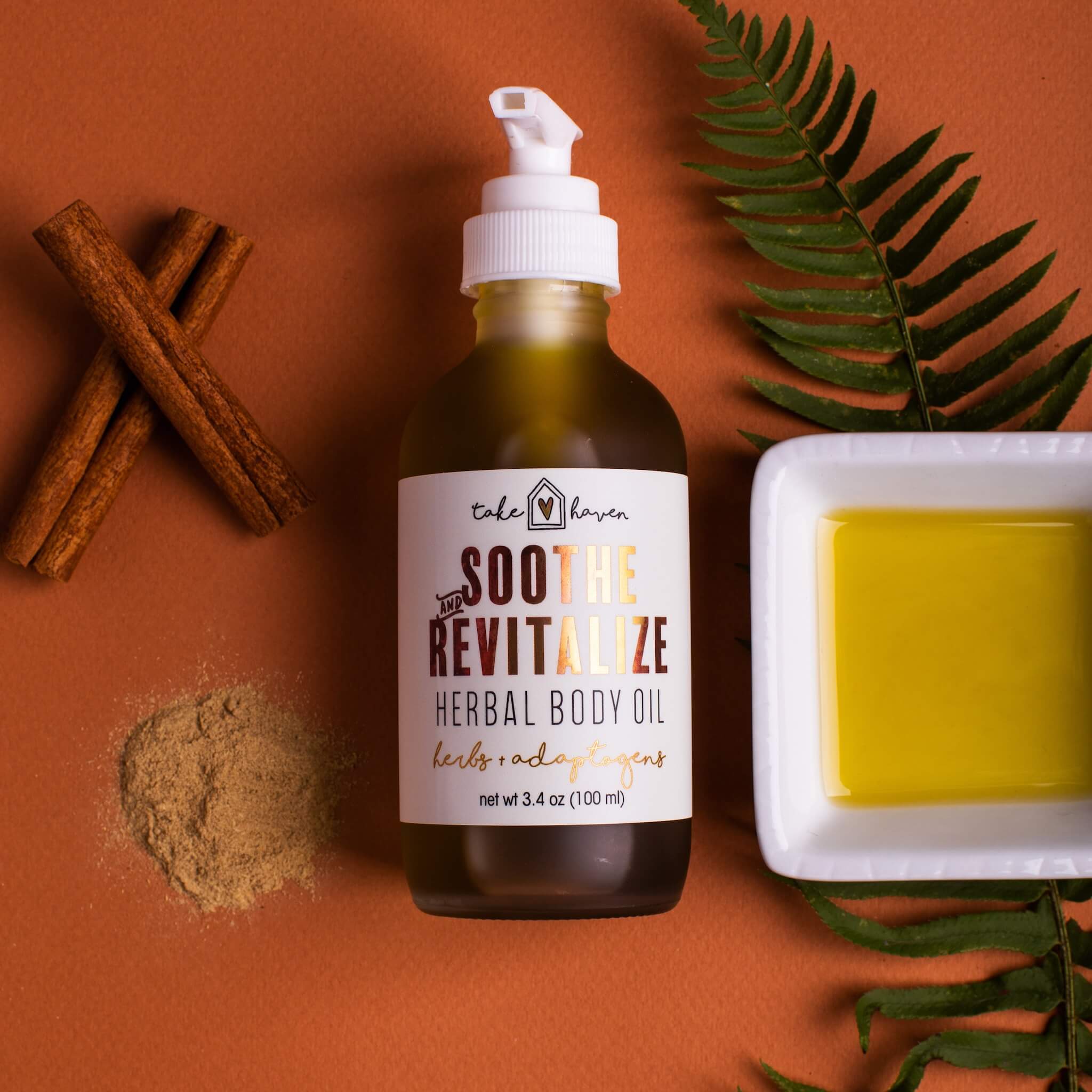Soothe + Revitalize Herbal Body &amp; Massage Oil
